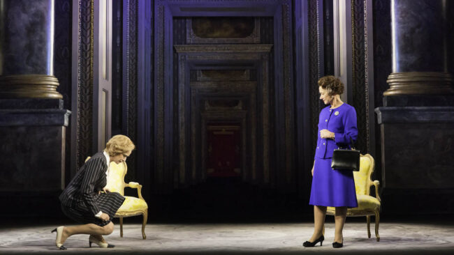 THE AUDIENCE by Peter Morgan, , Writer _ Peter Morgan, Director - Stephan Daldry, Designer - Bob Crowley, Gielgud Theatre, 2013, Credit: Johan Persson/